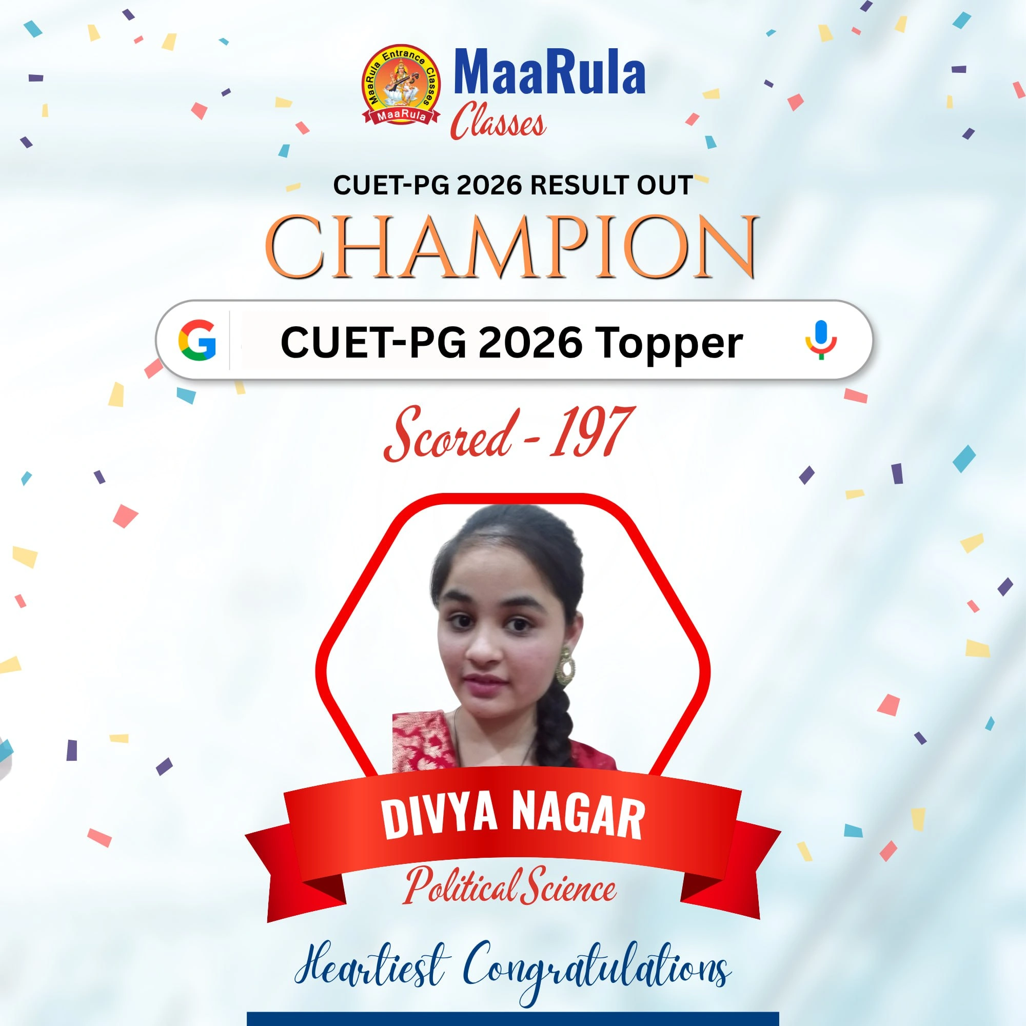 Cuet Pg Topper 15